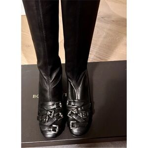 Bottega Veneta Black Knee Boots